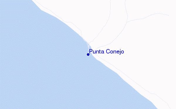 Punta Conejo location map