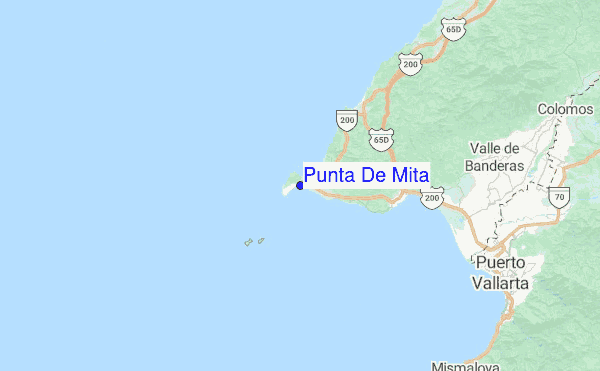 Punta De Mita Location Map