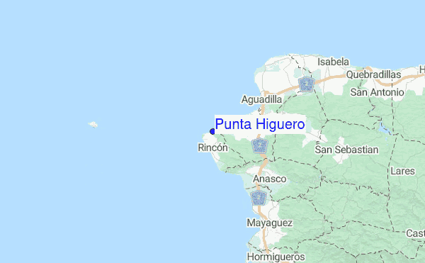 Punta Higuero Location Map