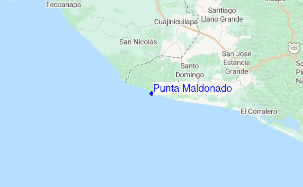 Punta Maldonado Location Map