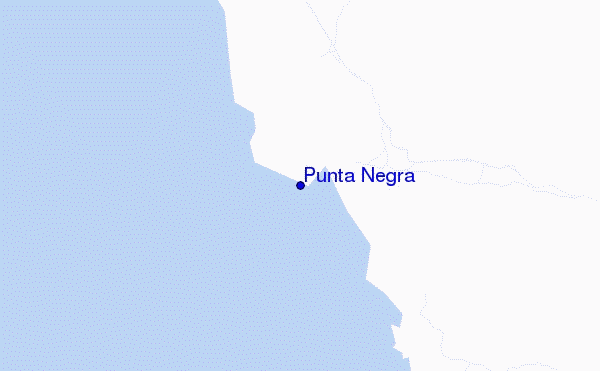 Punta Negra location map