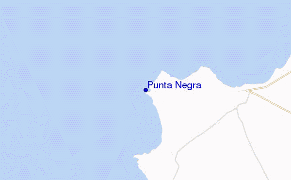 Punta Negra location map