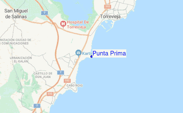 Punta Prima location map