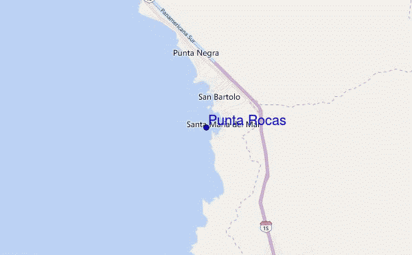 Punta Rocas location map