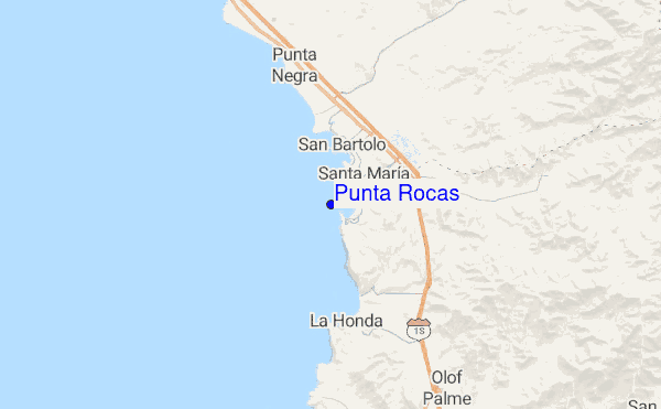 Punta Rocas location map