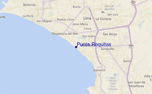 Punta Roquitas location map