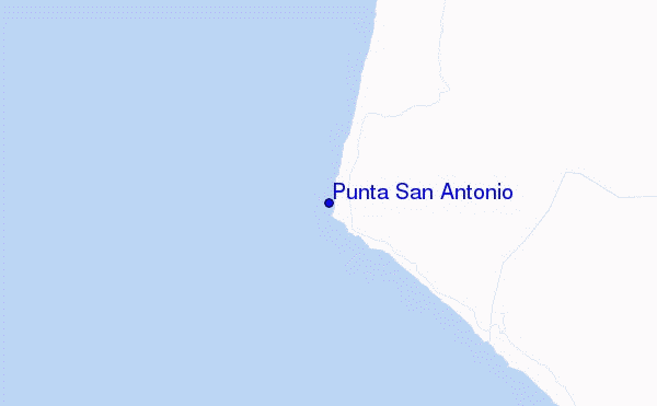 Punta San Antonio location map