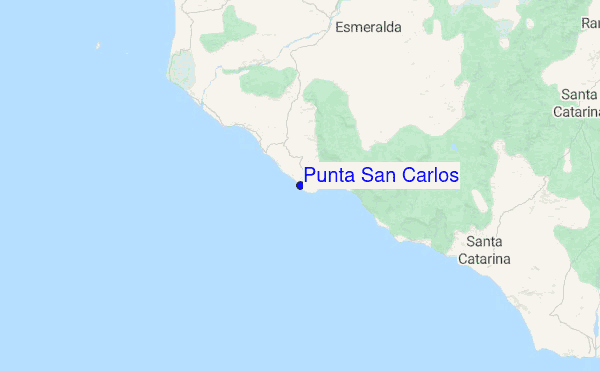 Punta San Carlos Location Map