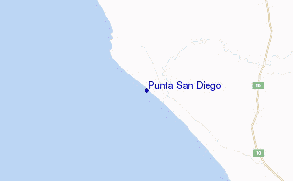Punta San Diego location map