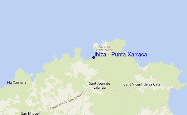 Ibiza - Punta Xarraca location map