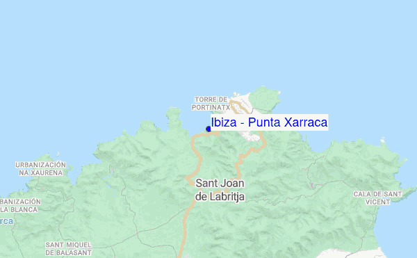 Ibiza - Punta Xarraca location map