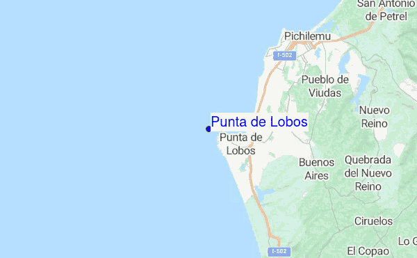 Punta de Lobos location map