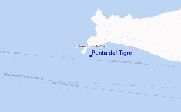 Punta del Tigre location map