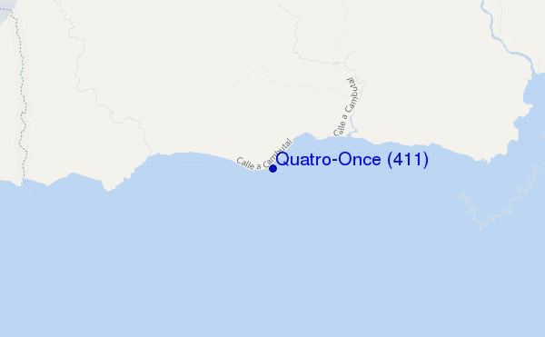 Quatro-Once (411) location map