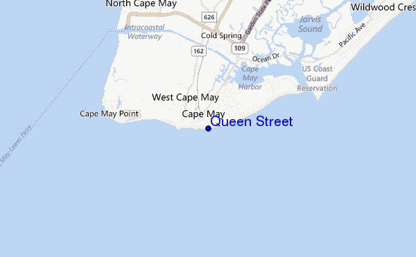 Queen Street location map