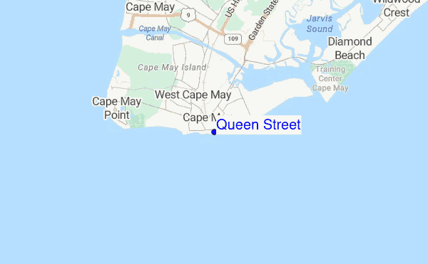 Queen Street location map