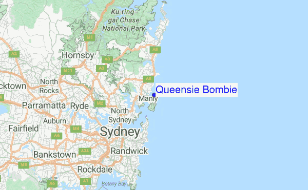 Queensie Bombie Location Map