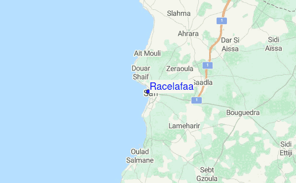Racelafaa Location Map