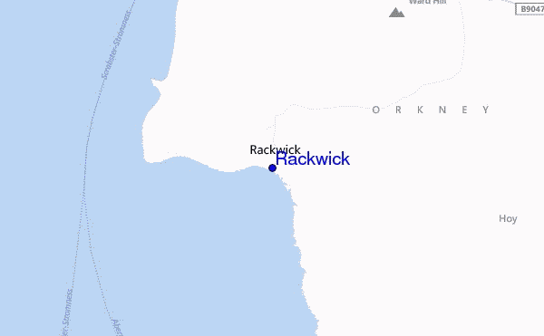 Rackwick location map