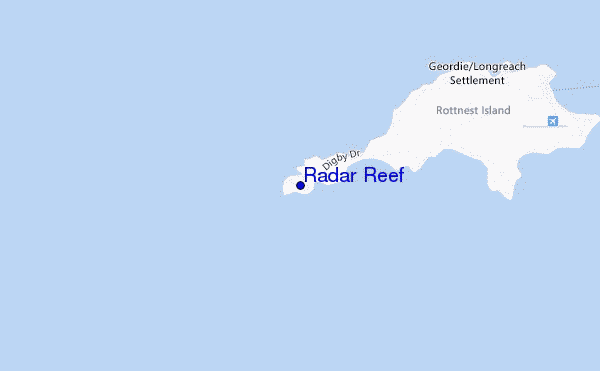 Radar Reef location map