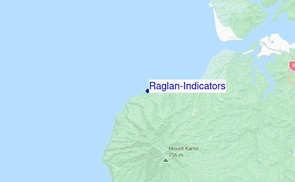 Raglan-Indicators location map