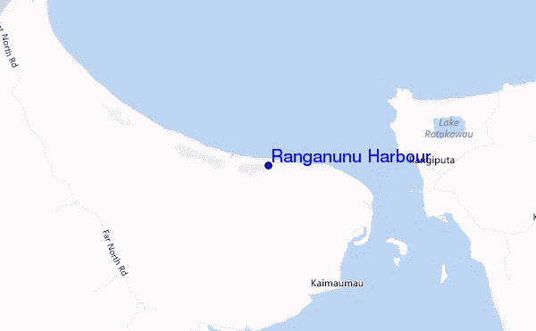 Ranganunu Harbour location map