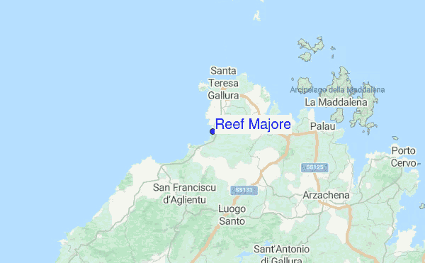 Reef Majore Location Map