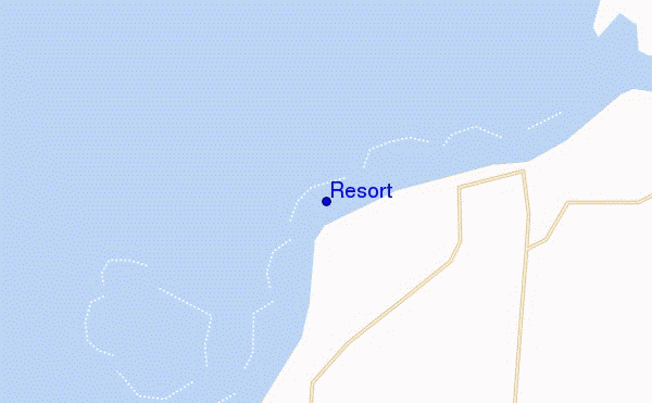 Resort location map