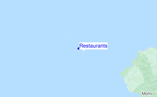 Restaurants location map