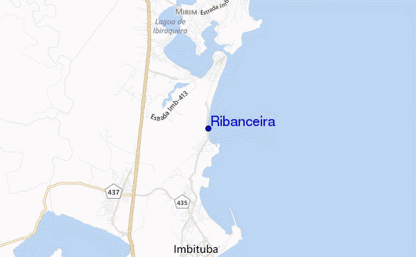 Ribanceira location map
