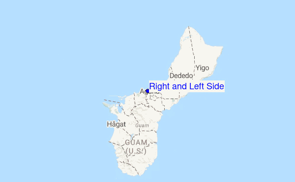 Right and Left Side Location Map