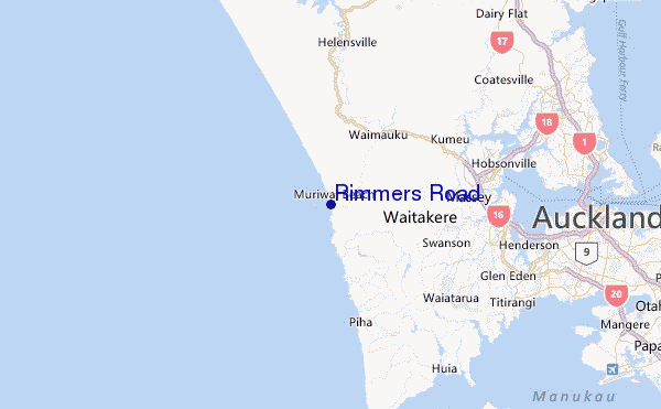 Rimmers Road Location Map