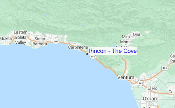 Rincon - The Cove Location Map