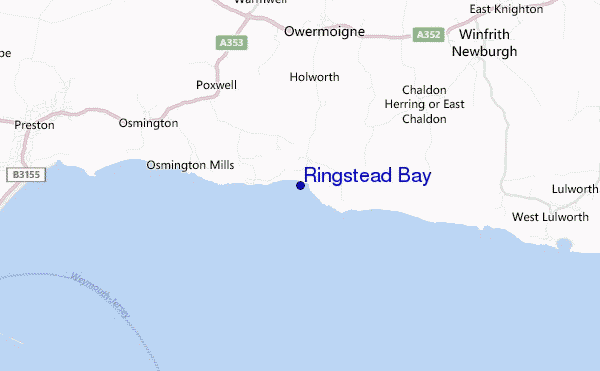 Ringstead Bay location map