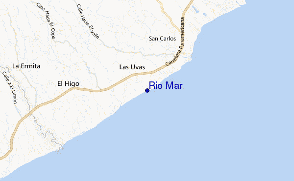 Rio Mar location map