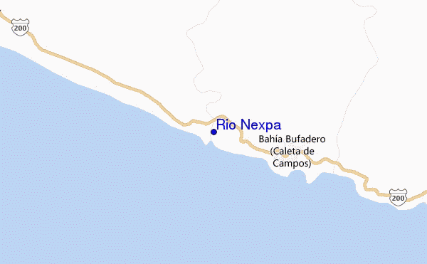 Rio Nexpa location map