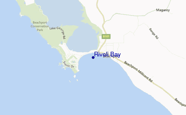 Rivoli Bay location map