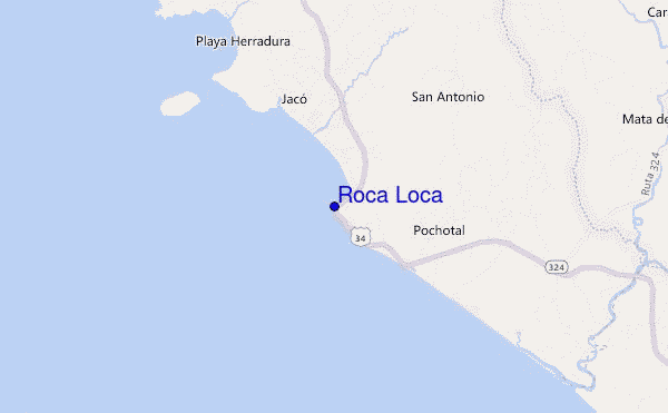 Roca Loca location map