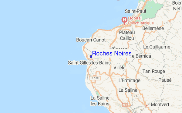 Roches Noires location map