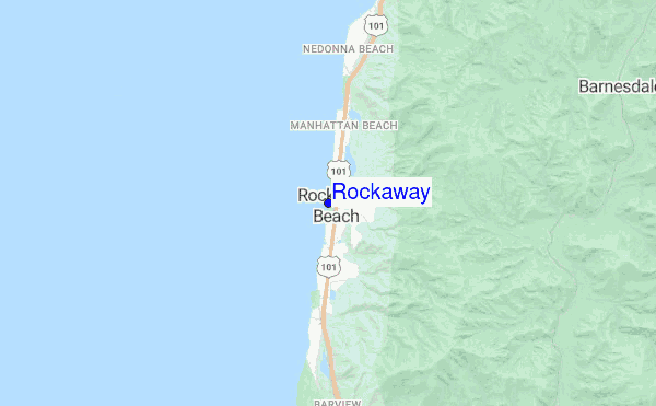 Rockaway location map