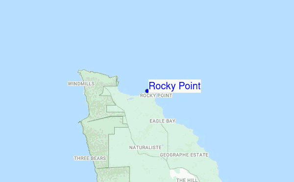 Rocky Point location map