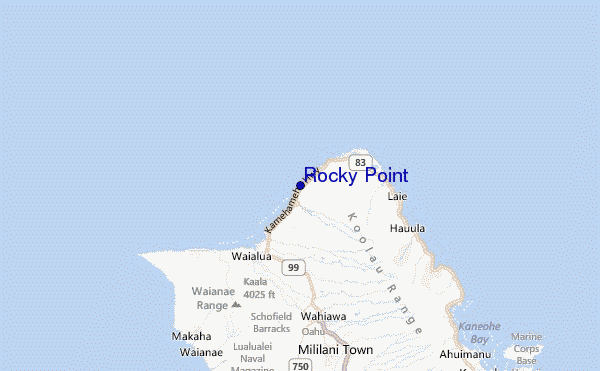 Rocky Point Location Map
