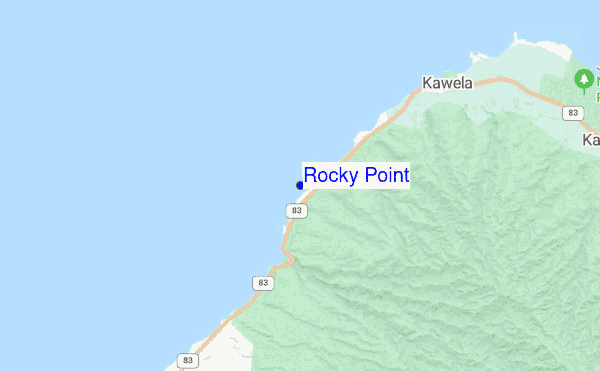 Rocky Point location map