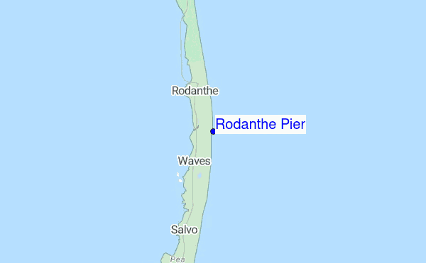 Rodanthe Pier location map