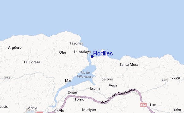 Rodiles location map