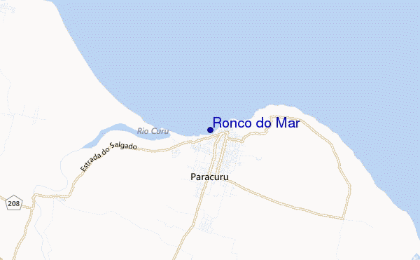 Ronco do Mar location map