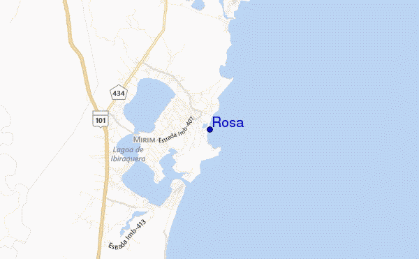 Rosa location map