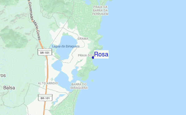 Rosa location map