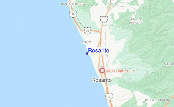 Rosarito location map