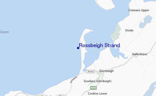 Rossbeigh Strand location map